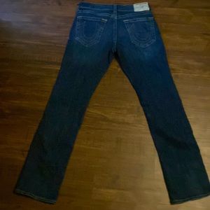 Dark blue relaxed straight